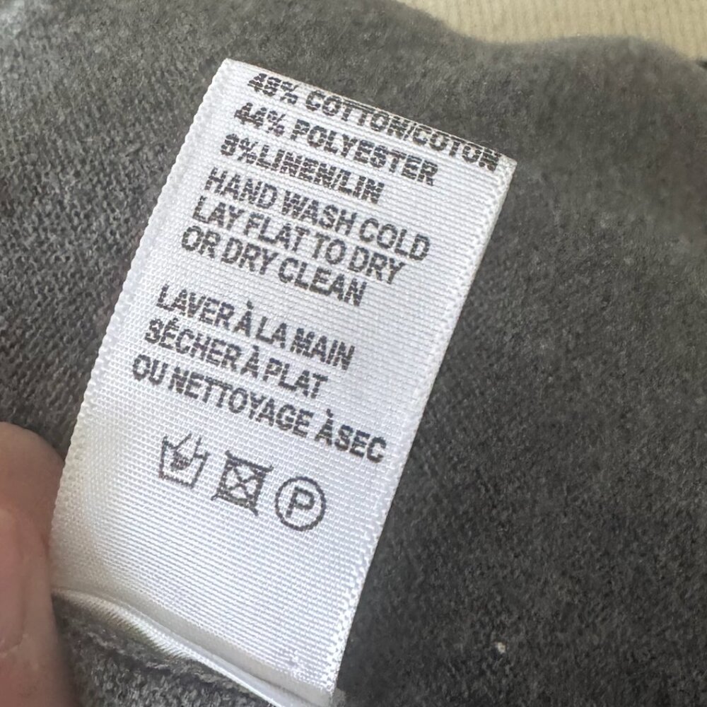 James Perse Mens Performance Zip up Sweater Jacket Size 3 US L - Picture 4 of 4